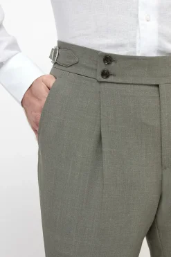 Pantalon Soragna vert - Made in Italy