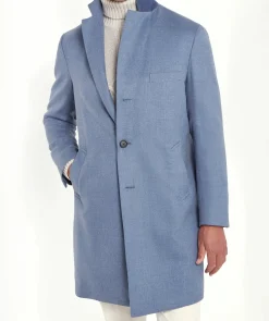 Pardessus Bleu clair - Made in Italy