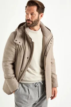 Parka beige – Made in Italy