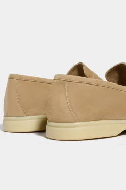 Penny loafers taupe - Made in Italy