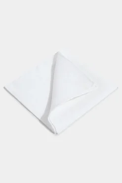 Pochette en lin blanche - Made in Italy