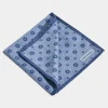 Pochette fantaisie bleu avio - Made in Italy