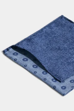 Pochette fantaisie bleu avio - Made in Italy