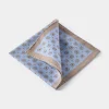 Pochette fantaisie bleu clair - Made in Italy