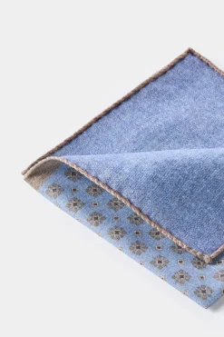 Pochette fantaisie bleu clair - Made in Italy