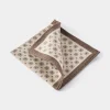 Pochette micro-fantaisie beige - Made in Italy