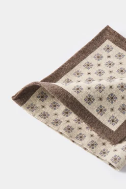 Pochette micro-fantaisie beige - Made in Italy