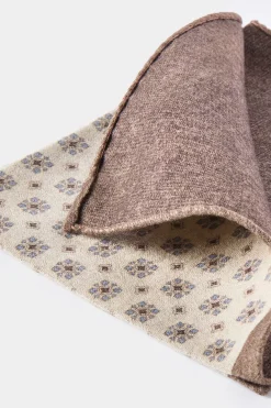Pochette micro-fantaisie beige - Made in Italy