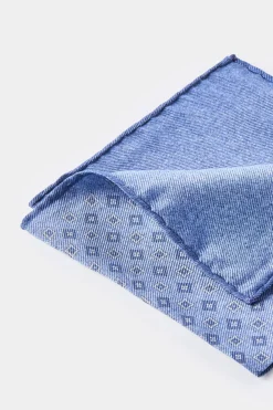 Pochette micro-fantaisie bleu avio - Made in Italy