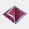 Pochette micro-fantaisie bordeaux - Made in Italy