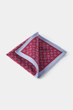 Pochette micro-fantaisie bordeaux - Made in Italy
