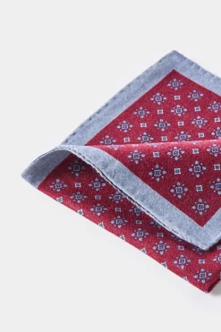 Pochette micro-fantaisie bordeaux - Made in Italy