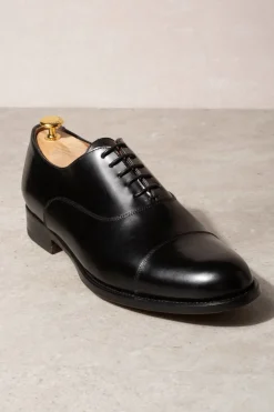 Richelieus de smoking noirs - Made in Italy