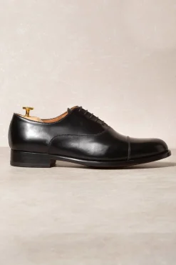 Richelieus de smoking noirs - Made in Italy