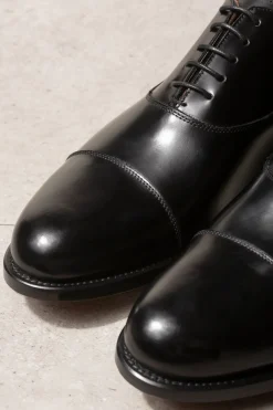 Richelieus de smoking noirs - Made in Italy