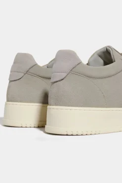 Sneakers en daim beige - Made in Italy