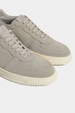 Sneakers en daim beige - Made in Italy