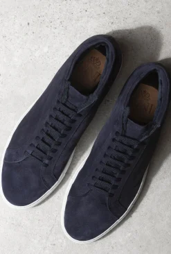 Sneakers montantes bleues - Made in Italy
