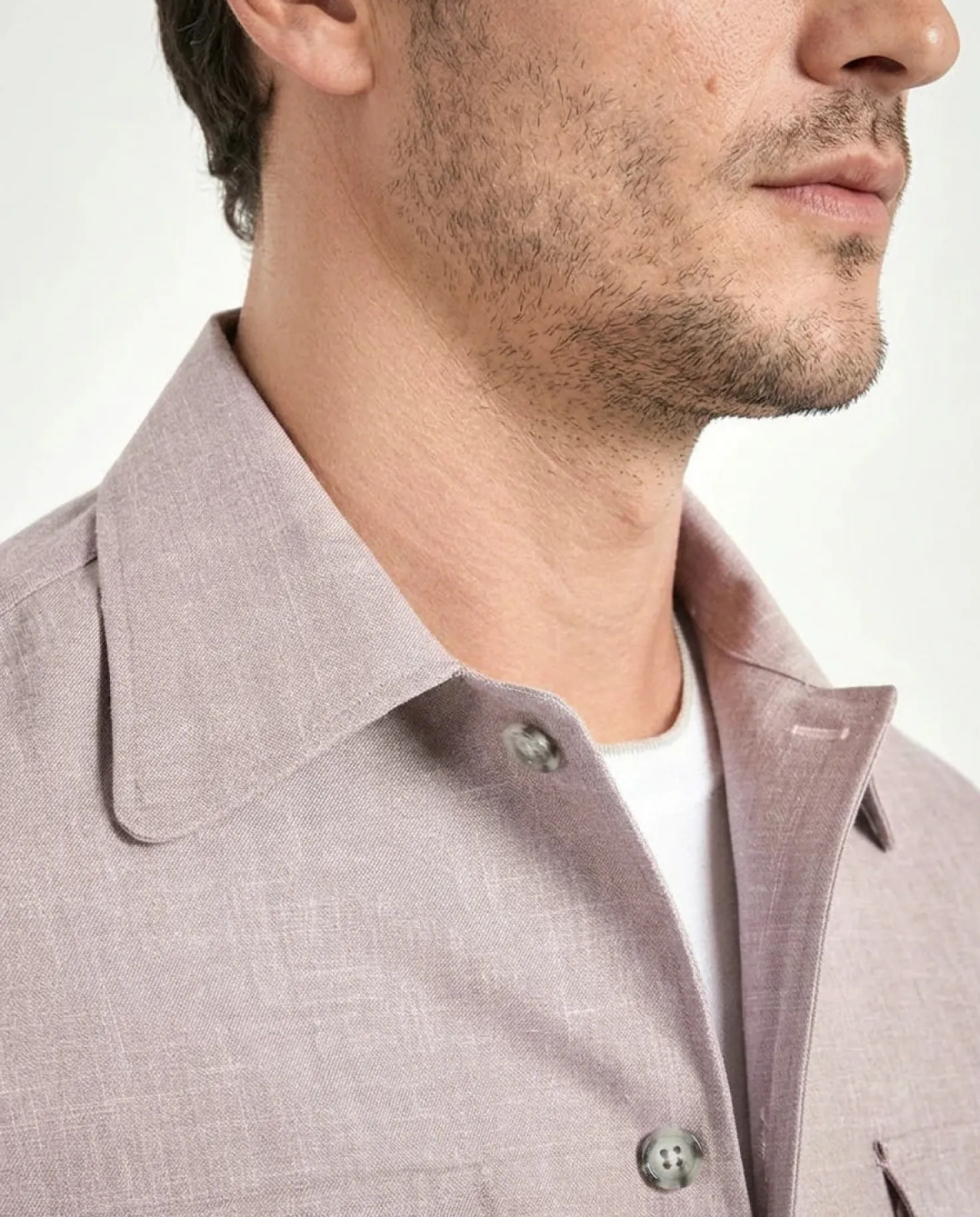 Surchemise vieux rose - Made in Italy