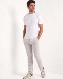 T-shirt blanc en jersey - Made in Italy