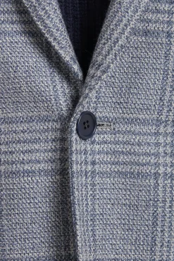 Veste bleu clair Prince de Galles - Made in Italy