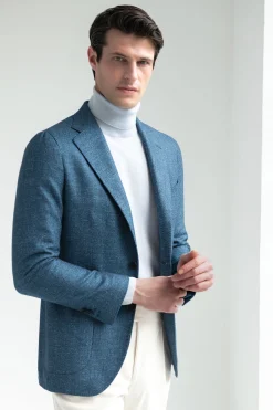 Veste bleu pétrole - Made in Italy