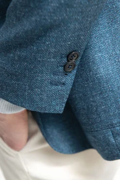 Veste bleu pétrole - Made in Italy