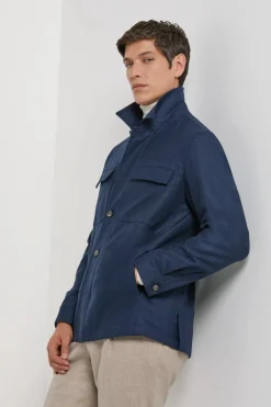 Veste-chemise bleue - Made in Italy