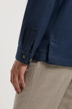 Veste-chemise bleue - Made in Italy