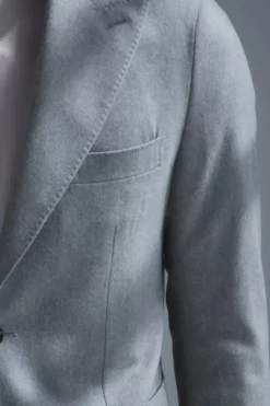 Veste à chevrons Sauge « Soragna Capsule Collection » - Made in Italy