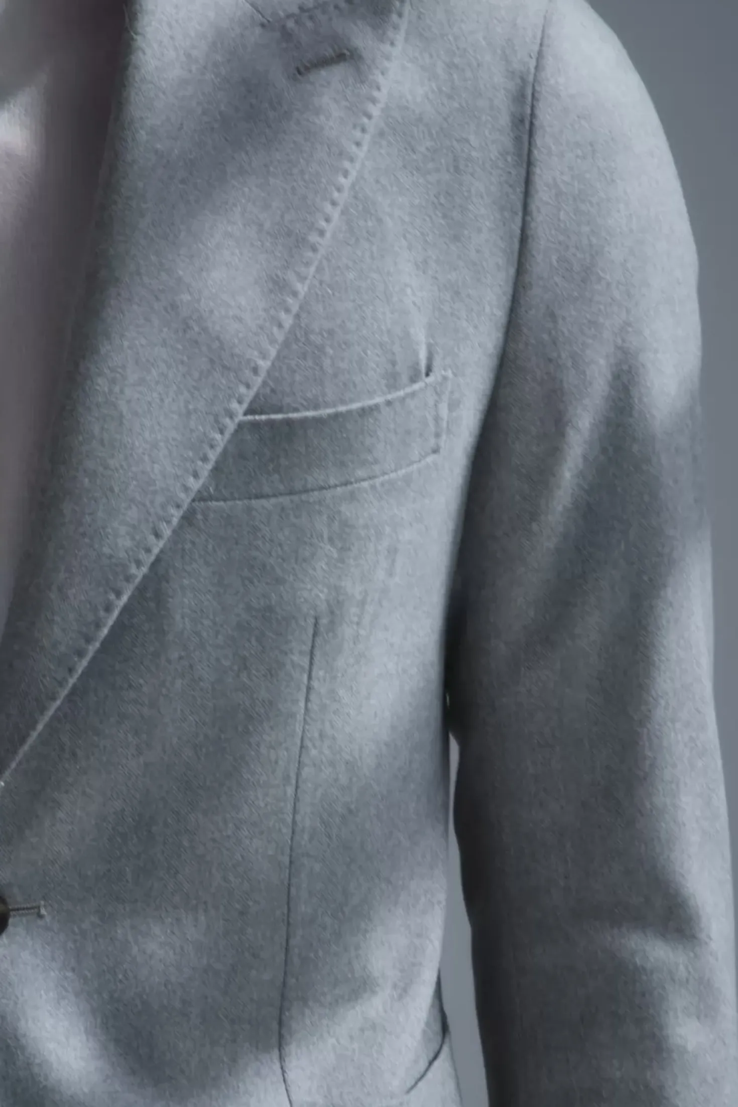 Veste à chevrons Sauge « Soragna Capsule Collection » - Made in Italy