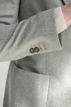 Veste à chevrons Sauge « Soragna Capsule Collection » - Made in Italy
