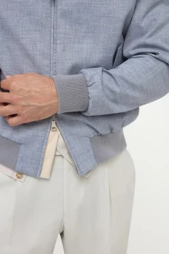 Veste courte Bleu clair - Made in Italy