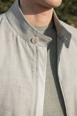 Veste courte grise – Made in Italy