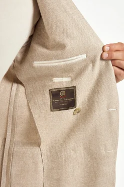 Veste croisée sable - Made in Italy