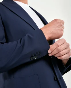 Veste de voyage bleue - Made in Italy