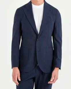 Veste de voyage bleue - Made in Italy