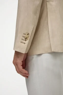 Veste en chevrons sable - Made in Italy