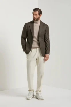 Veste en flanelle marron - Made in Italy