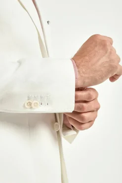 Veste en lin blanc - Made in Italy