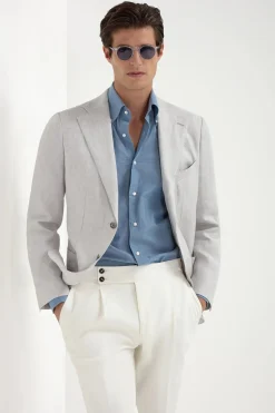 Veste en lin Stone - Made in Italy