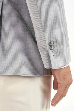 Veste en velours côtelé Stone - Made in Italy