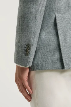 Veste Gris clair Prince de Galles - Made in Italy
