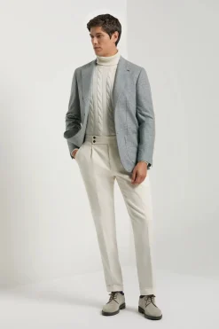 Veste Gris clair Prince de Galles - Made in Italy