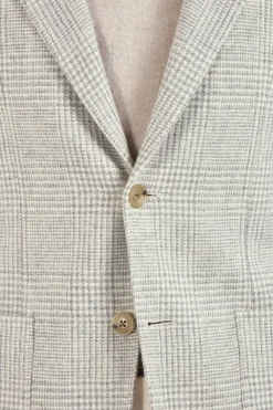 Veste gris clair Prince de Galles - Made in Italy